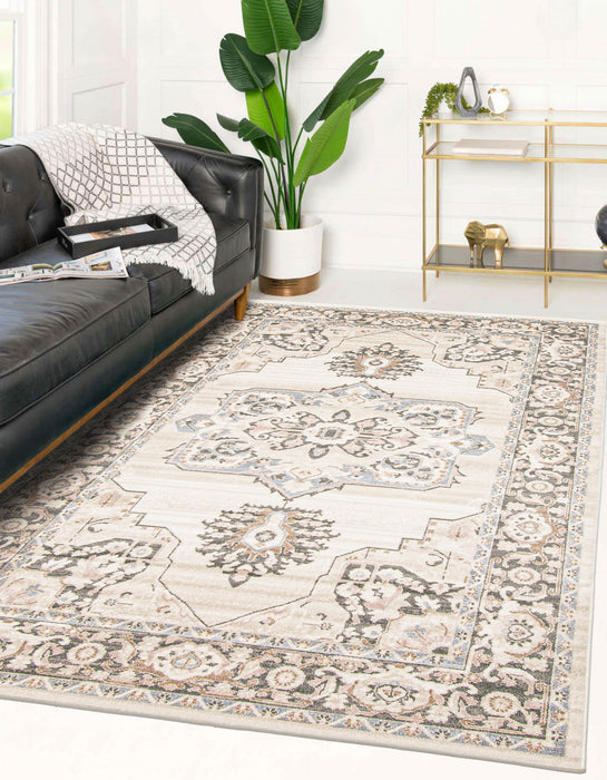 Carpette Myra ivoire - 8 pi 0 po x 10 pi 0 po   