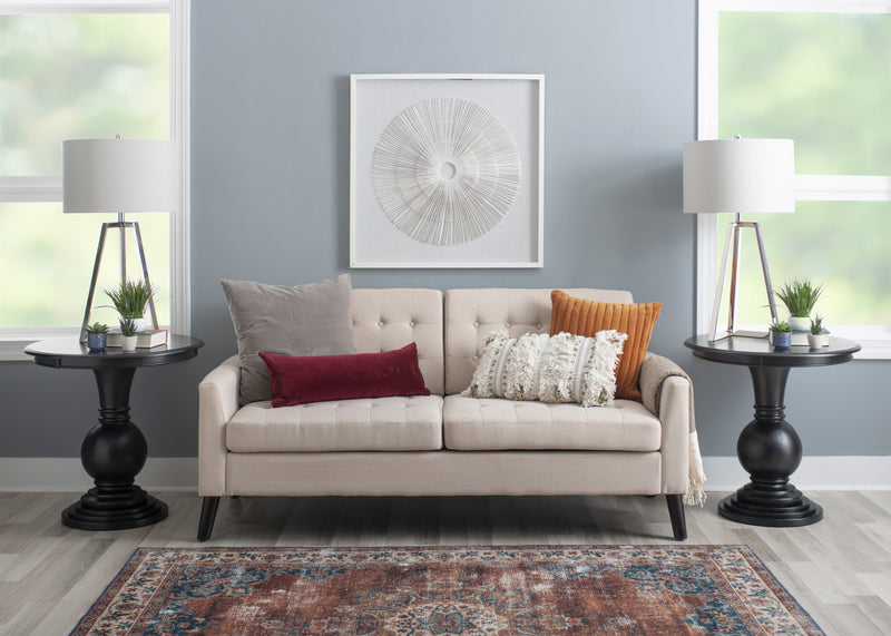 Table d’appoint ronde Adeline - noire