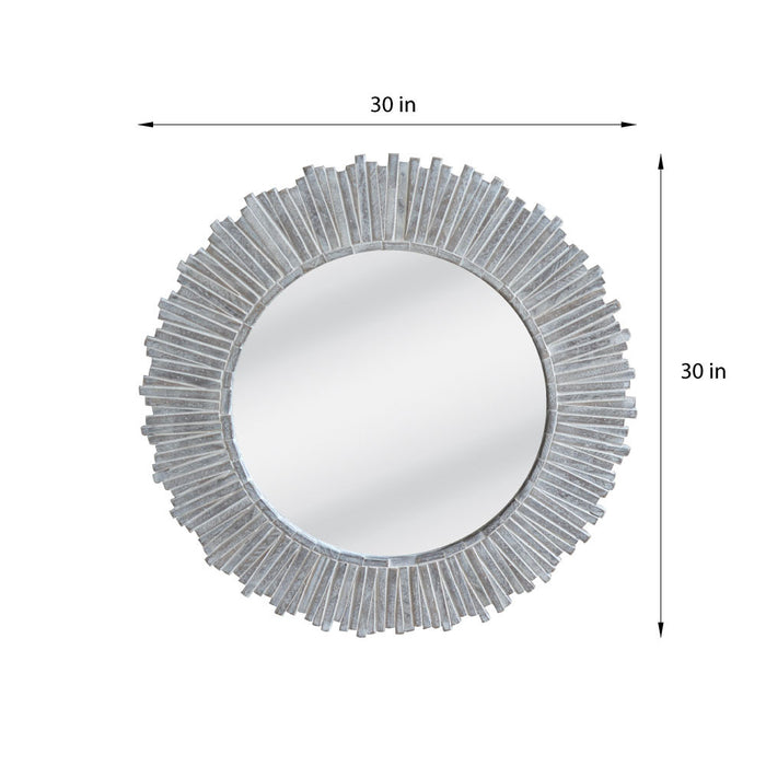 Miroir Pineville de 30 po gris