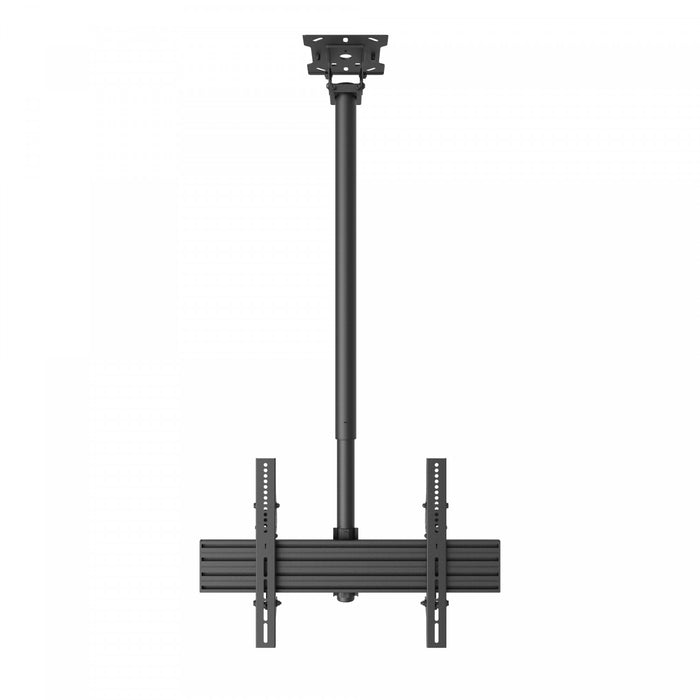 Support mural de plafond reglable en hauteur Kanto CM600 pour televiseurs de 40 a 80 pouces, noir