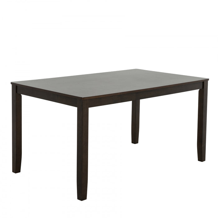 Ensemble de salle a manger Winfield 5 pieces en bois massif avec chaises a dossier echelle (4 a 6 places)