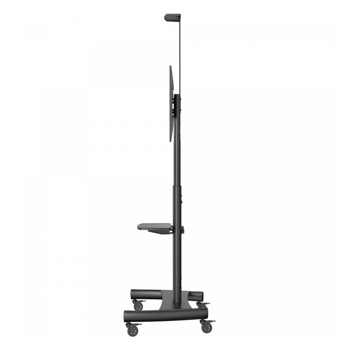 Support TV a roulettes reglable en hauteur Kanto MTM86PL pour televiseurs et ecrans interactifs de 55\" a 86\", noir