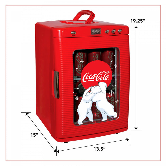 Réfrigérateur compact Coca-Cola pour 28 cannettes