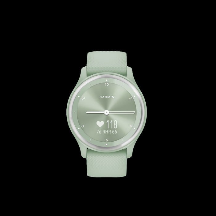 Garmin Vivomove® Sport Montre Connectee Hybride - Suivi De Fitness Et De Sante Avec Ecran Tactile Cache