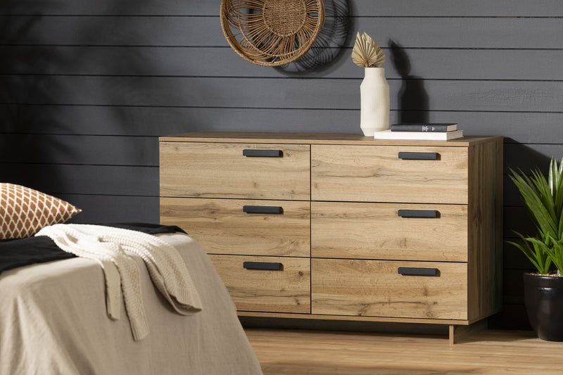 Cavalleri Commode 6 Tiroirs - Chene Nordique