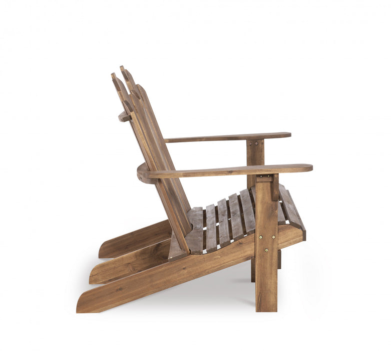 Banc Adirondack à deux places pour la terrasse - teck
