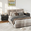 HOMCOM Nightstand Set of 2, Bedside Table, Side Table with 2 Drawers, Black