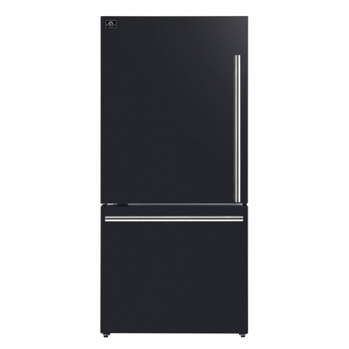 Refrigerateur cote a cote Milano de 60 po, noir, 34,4 pi³ – FFFFD1787-60BLK