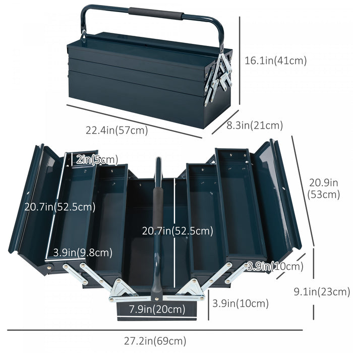 Durhand Boite A Outils Vert Fonce