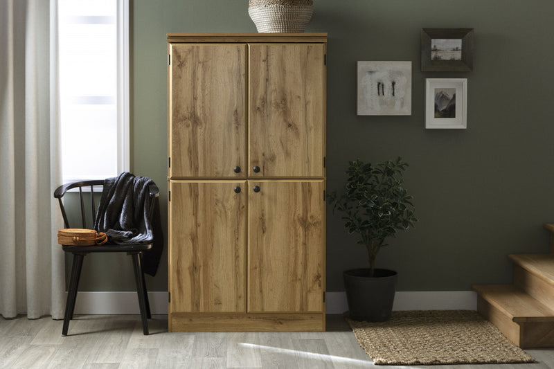  Armoire décorative Morgan à 4 portes - chêne nordique