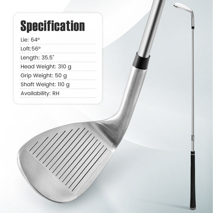 Ultimate Golf Wedge 56 Degres Sand Wedge Lob Wedge High Loft Golf Club A Main Droite Argent