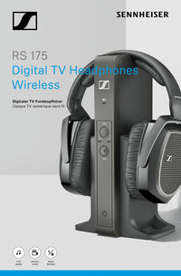  Casque d'écoute sans fil Sennheiser avec émetteur - 10-RS 175