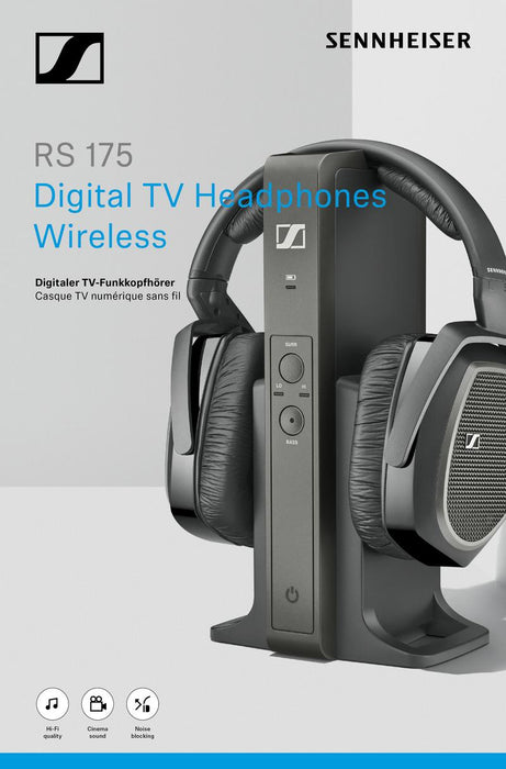  Casque d'écoute sans fil Sennheiser avec émetteur - 10-RS 175