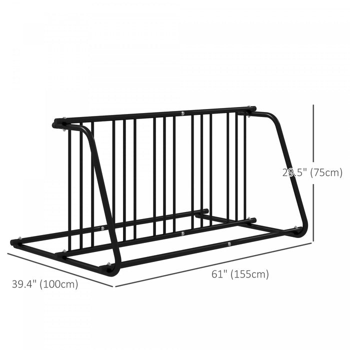 Durhand Porte-velos Double Face Avec Une Capacite De 6 Velos