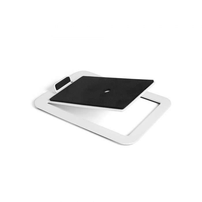 Supports d'enceintes de bureau inclines Kanto S4 pour enceintes de taille moyenne - paire, noir