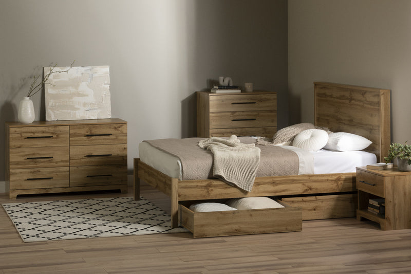 Barcelo Commode 5 tiroirs Chêne nordique, de Meubles South Shore