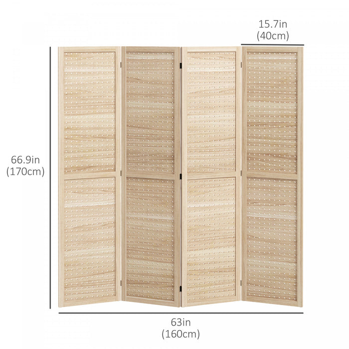 Homcom Ecrans D'intimite En Bois, Separateurs De Piece