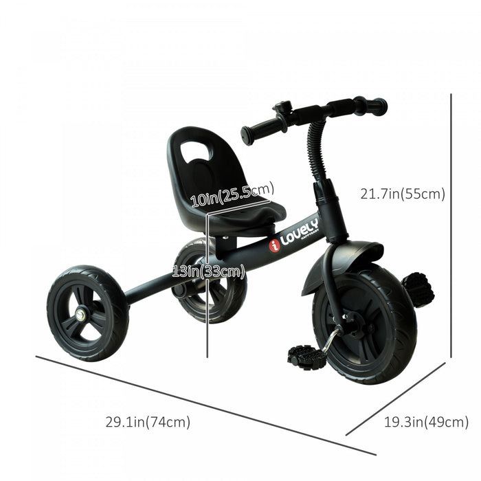 Qaba Tricycle D'activite Interieur/exterieur Bambin