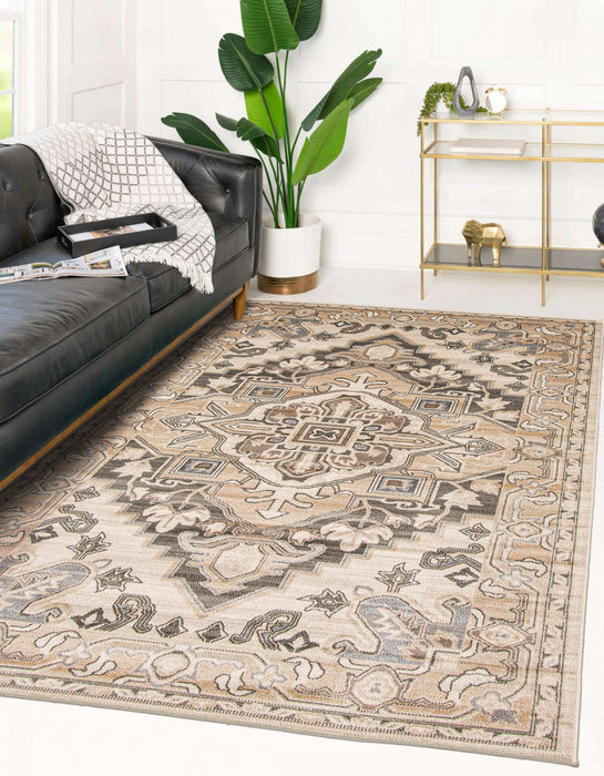 Carpette Addie beige - 8 pi 0 po x 10 pi 0 po  