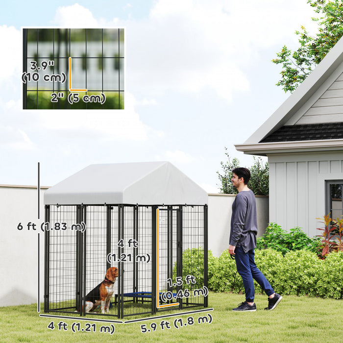 Niche D'exterieur Pawhut Avec Housse Pour Grands Chiens