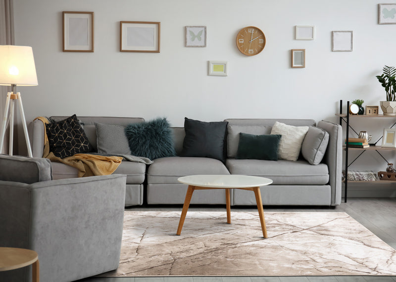 Carpette London d’aspect vieilli pour l’intérieur - 5 pi 3 po x 7 pi 7 po