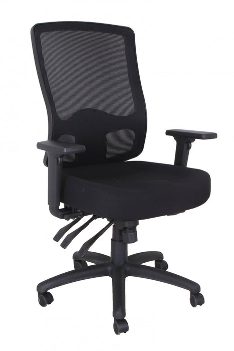 TygerClaw Chaise de Bureau de Travail en Maille Reglable a Dossier Mi-Haut