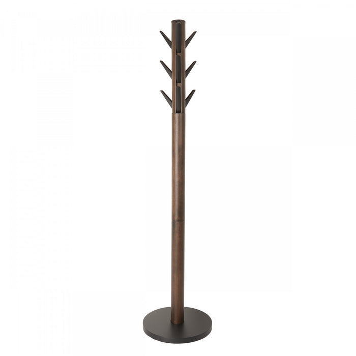 Portemanteau moderne Flapper de Umbra en bois - noir et noyer