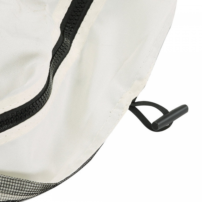 Outsunny Moustiquaire De Remplacement Pour Gazebo 12' X 12' Rideaux Zippe Pour Fete Activites Exterieur