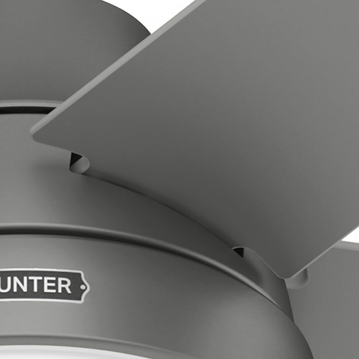 Ventilateur de plafond Aerodyne avec luminaire - Gris