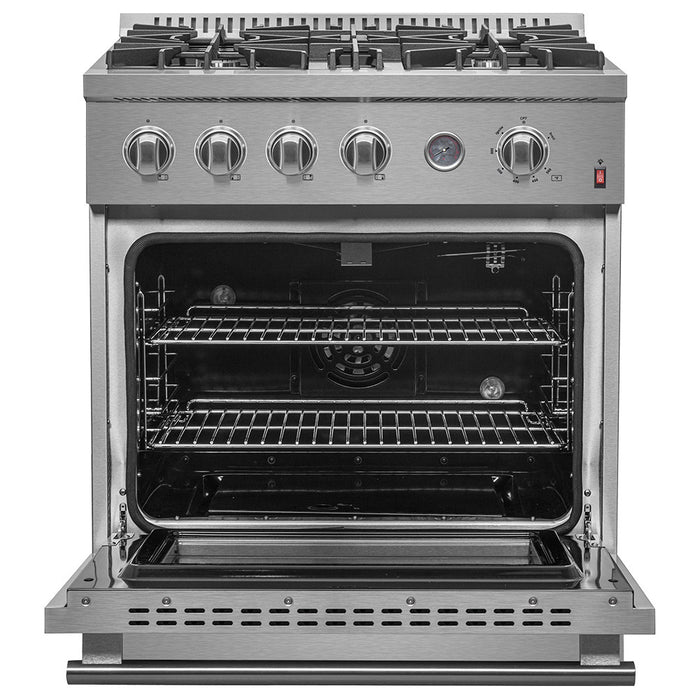 Cuisiniere a gaz Marco 30 pouces en acier inoxydable, 4,32 pi³ – FFSGS6277-30