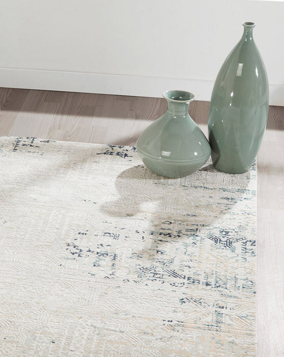 Tapis Traditionnel Amber 8'11\" x 12'6\" en Gris