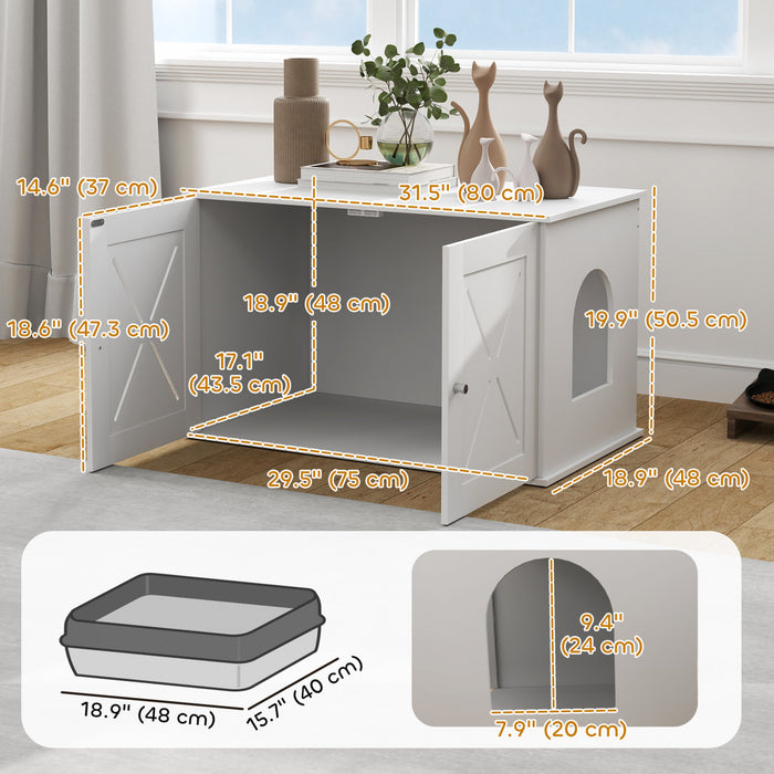 Meubles De Bac A Litiere Caches Pour Chat