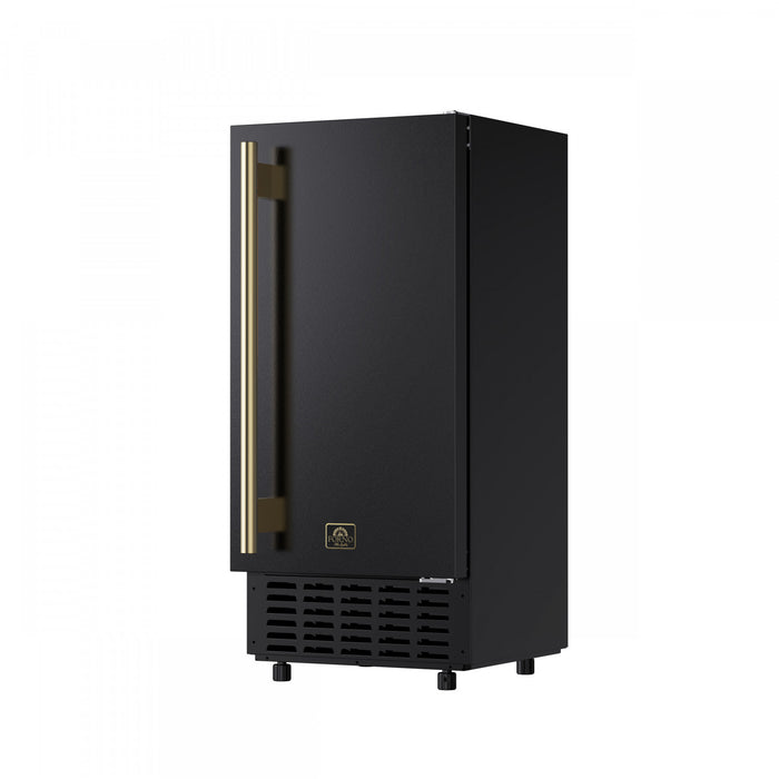Cristallo Machine a glacons de 15 pouces autonome/sous le comptoir, 66,1 lb, noir - FIMBI7307-15BLK