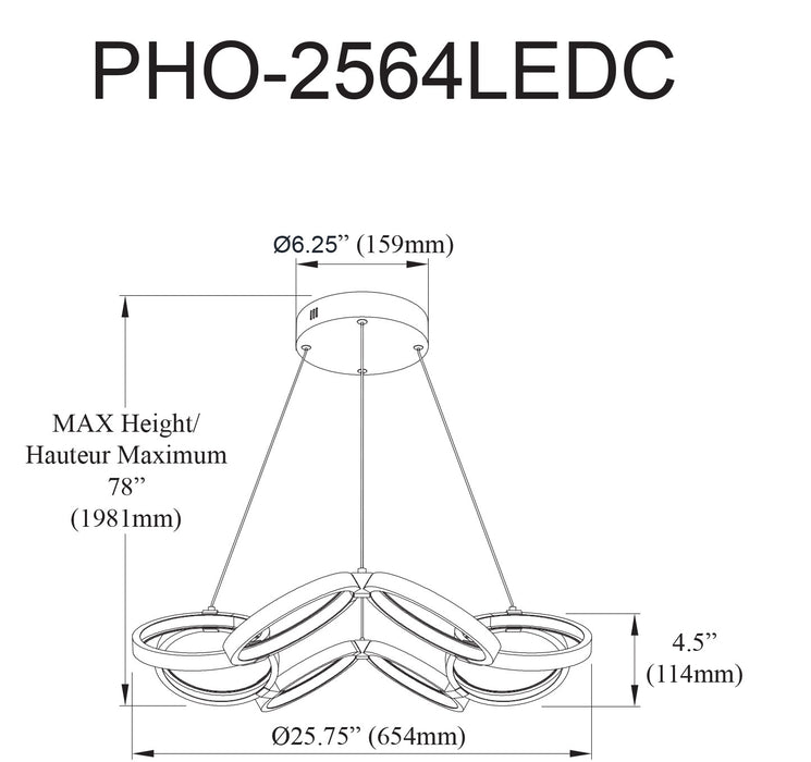 Lustre Philo e Dainolite en silicone blanc qui diffuse la lumière, avec fini laiton vieilli et ampoule de 64 W
