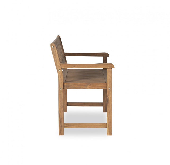 Banc Catalan pour la terrasse - teck