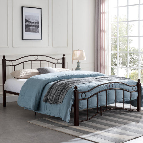 Jackson Cadre De Lit En Metal Avec Rangement Sous Le Lit, Cuivre