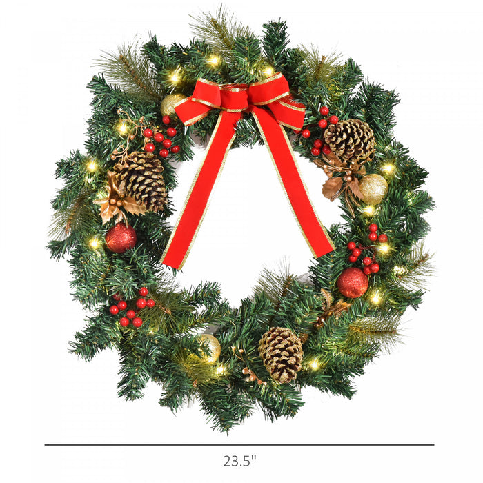 Homcom Guirlandes Floral De Noel