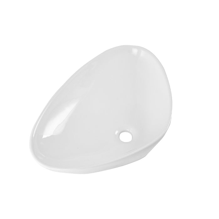 Lavabo de salle de bain Shawny blanc