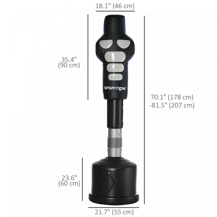 Soozier Sac De Frappe Autoportant Avec Base Remplissable