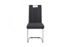 Chaise de salle à manger Paladin II en tissu gris (ensemble de 2)