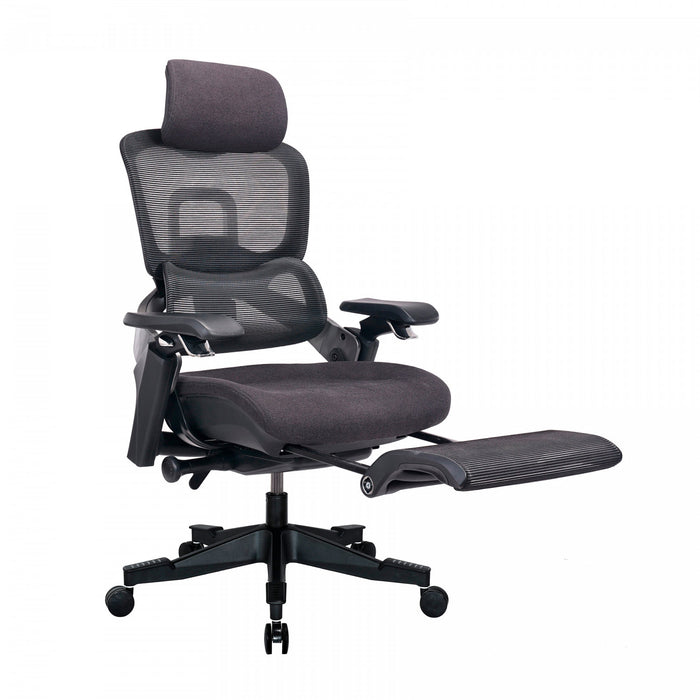 TygerClaw Fauteuil de Bureau Ergonomique de Direction avec Repose-jambes Retractable