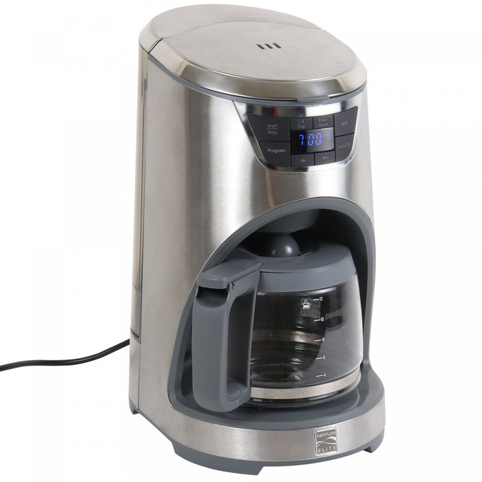 Cafetière goutte-à-goutte Kenmore Elite de 12 tasses, acier inoxydable - KKECM12SS