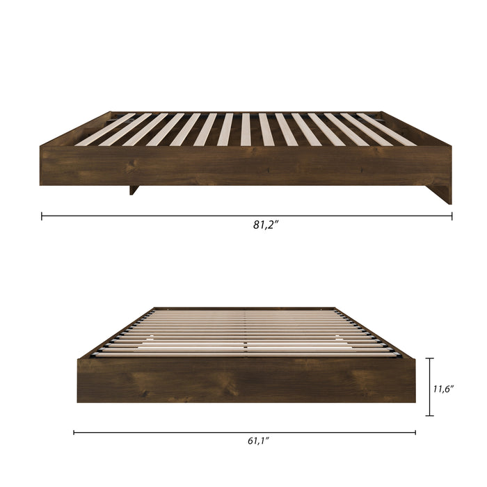 Grand lit plateforme Nordika - truffe