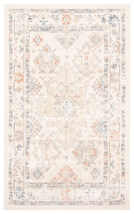 Carpette Rococo ivoire - 8 pi 0 po x 10 pi 0 po  