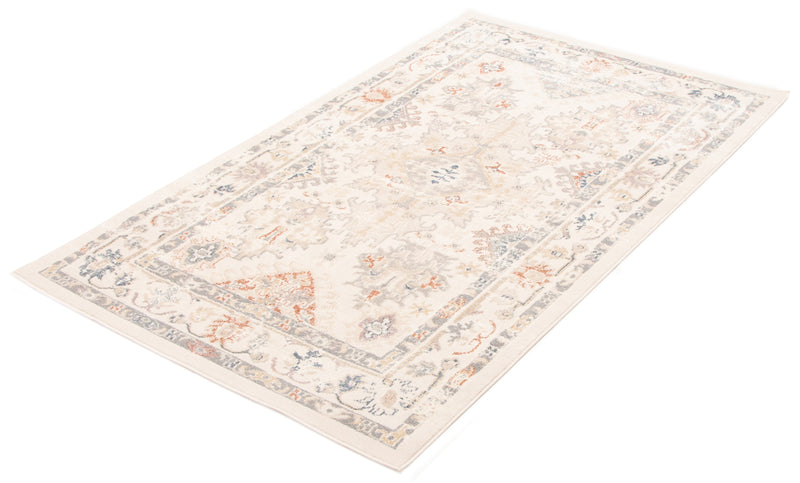 Carpette Rococo ivoire - 8 pi 0 po x 10 pi 0 po  