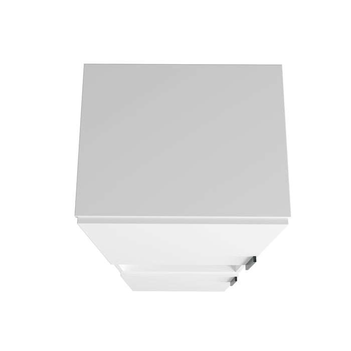 Armoire bibliothèque étroite Beekman de Manhattan Comfort de 17,51 po avec 5 tablettes - blanche