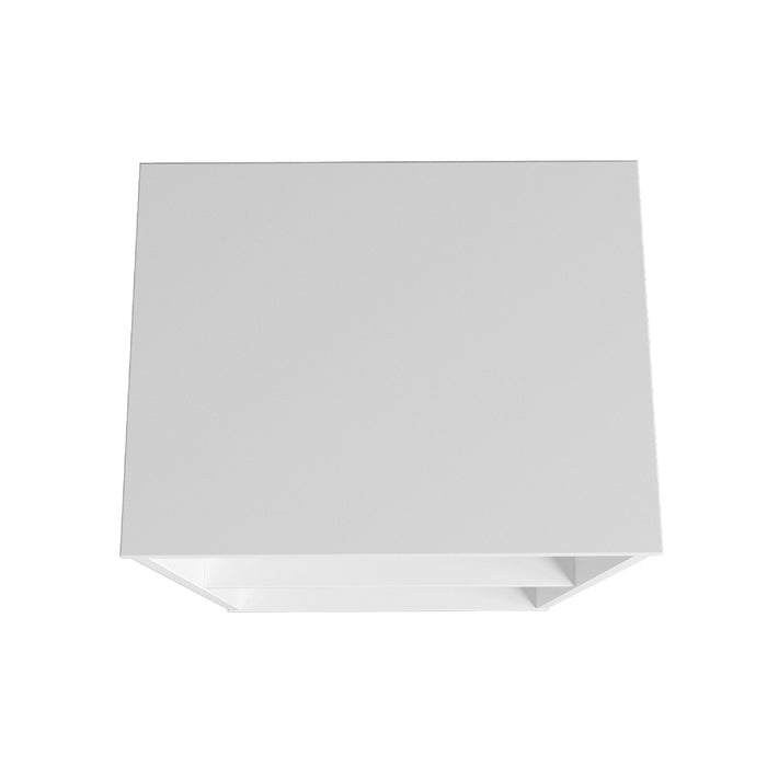 Table de nuit Essex de Manhattan Comfort avec 2 tablettes - blanche et motif zébré