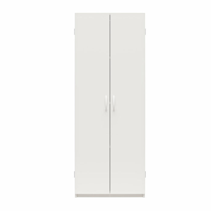 Armoire de rangement Ameriwood Home de 60 po à 2 portes - blanche