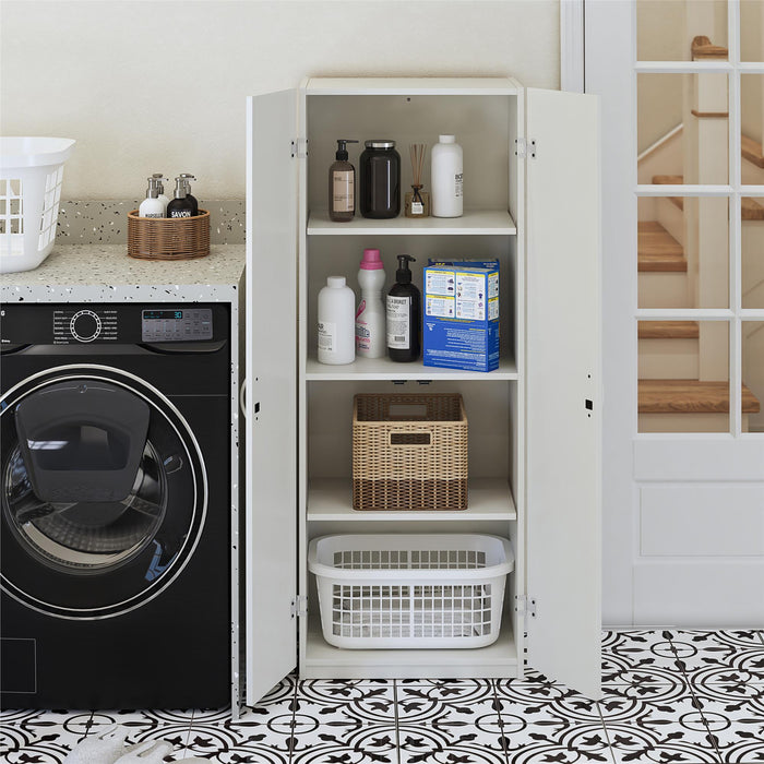 Armoire de rangement Ameriwood Home de 60 po à 2 portes - blanche