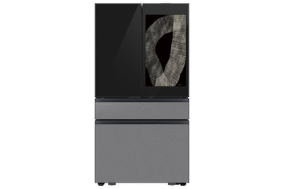 Samsung Bespoke AI 36" 23 Cu. Ft. 4-Door French Door – Stainless Steel - RF90F23AECRAC | Réfrigérateur à 4 portes Bespoke de Samsung de 23 pi3 et de 36 po à portes françaises avec IA - acier inoxydable - RF90F23AECRAC